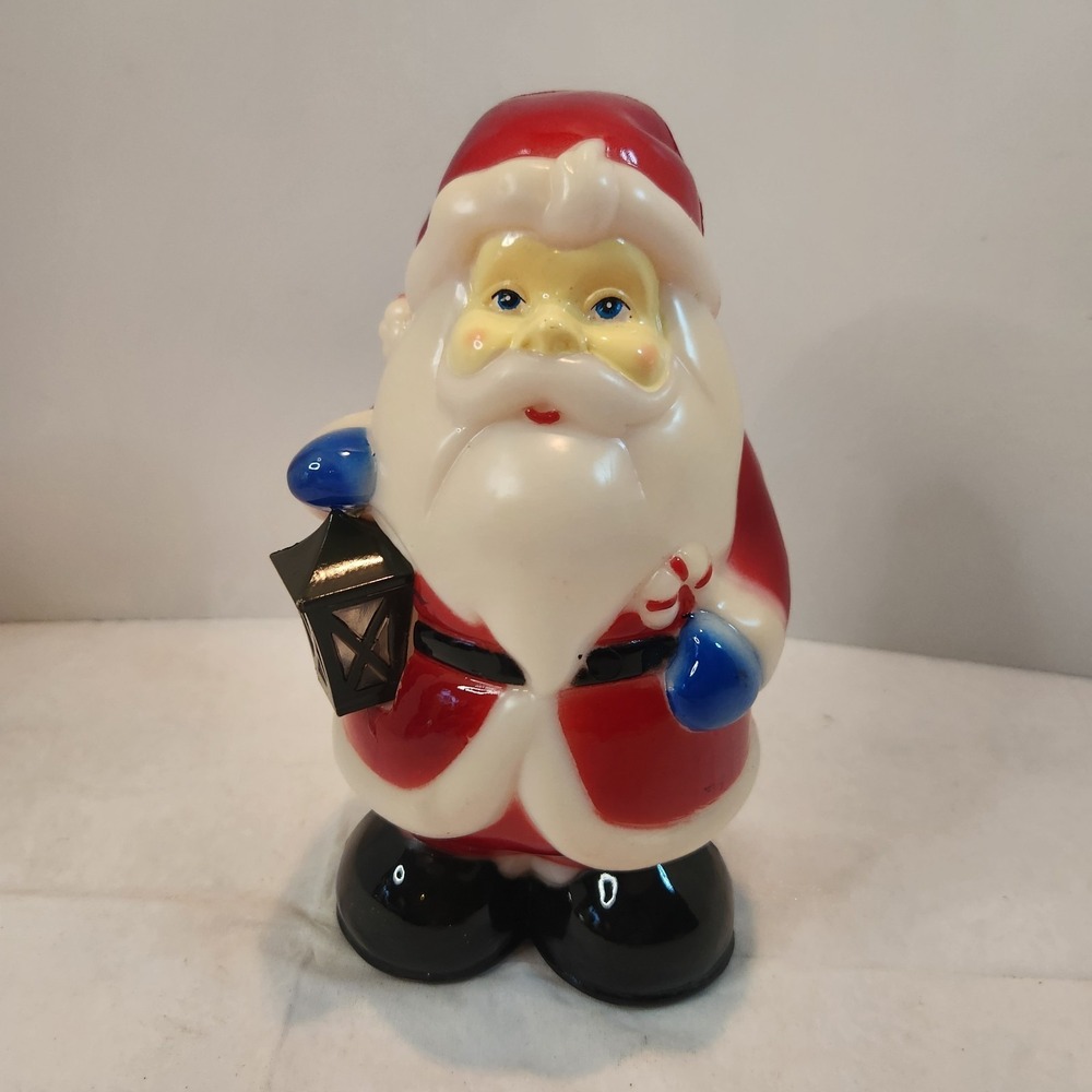 Vtg Replacement Blow Mold Santa Claus‎ Walkway Light Topper Christmas 7.5 Inches